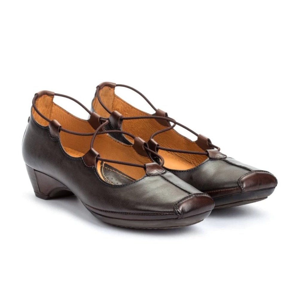 PIKOLINOS Gandia womens Comfy slip-on shoes size 10.5 - 100% Leather Ballerina